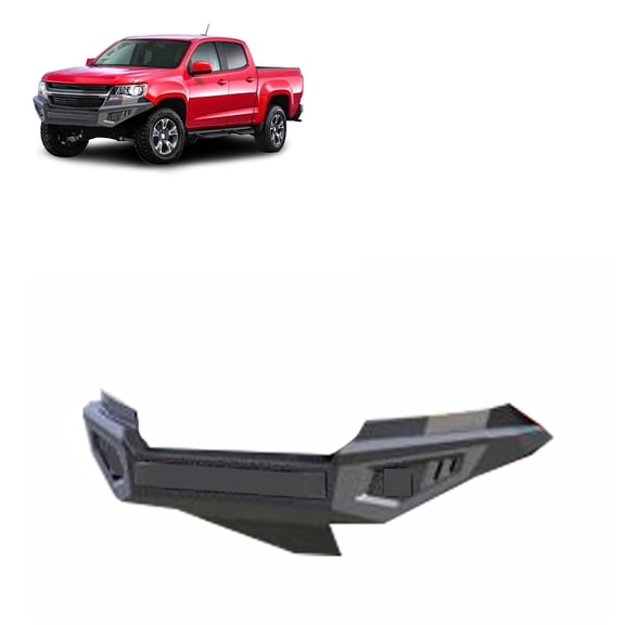 Black Horse Armour II Heavy Duty Front Bumper Armour II Front Bumper Matte Black Compatible with 2015-2020 Chevrolet Colorado (Excl. ZR2)-AFB-CO20-BU