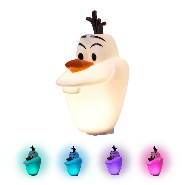 Disney Frozen 2 ColorChanging Olaf LED Night Light, PlugIn, Dusk to