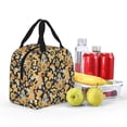 thumbnail image 6 of Lsque Mushrooms Honeycomb Pattern Lunch Bag Women/Men Insulated Lunch Box,Small Leakproof Cooler Food Lunch Containers Reusable High Capacity Lunch Tote Bags, 6 of 6