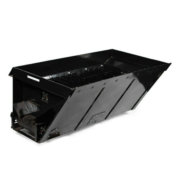 Titan Attachments 72-in Side Discharge Bucket For Sand Mulch Sawdust Spreader