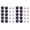 Black, variant on BOKYAN 20 Sets White Shoelace Rivets 9x5mm Eyelet Buttons Fastener Set (0.35 inches / 9 mm)