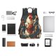 thumbnail image 4 of Balery Chef Chicken With Beer Bottles Mochila ligera para hombre y mujer: duradera e impermeable, ideal para la escuela, el trabajo, viajes y uso diario., 4 of 7