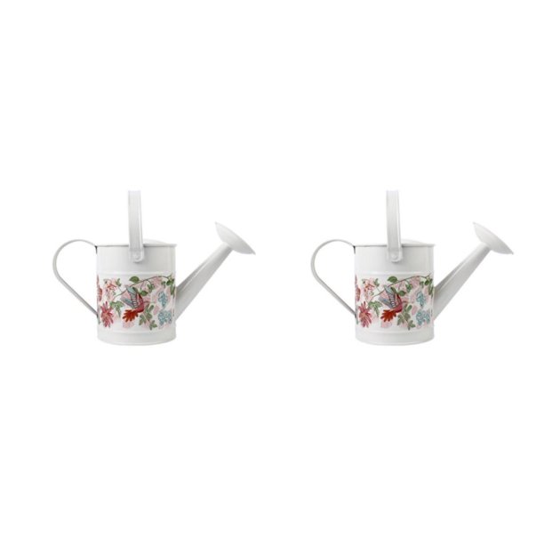 Moyic Regadera para interiores y exteriores, sala de estar, dormitorio, jardín, flor, planta, cubo de aspersión, caño largo, suministros Impresión de flores 2Conjunto
