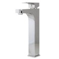 thumbnail image 2 of Contempo Living Inc Lewis Style Stainless Steel Square Design Polished Chrome Solid Brass Single Hole Lever Bathroom Vanity Lavatory Faucet, 2 of 5