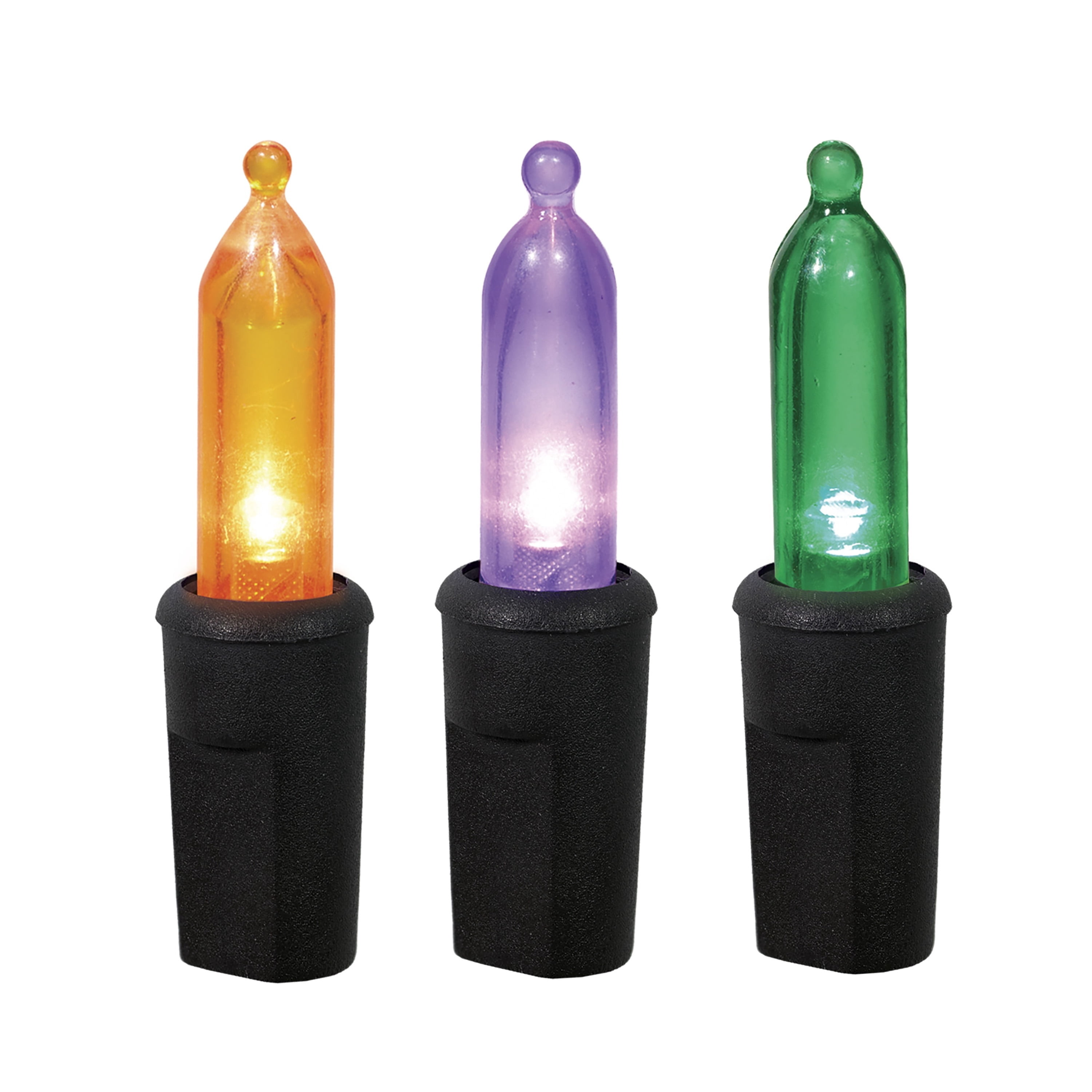 Indoor/Outdoor 100-Count LED Mini String Lights, Multicolor, 19.5', Halloween by Way To Celebrate