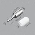 thumbnail image 2 of Tornillo autorroscante cruzado con soporte de partición de tornillo de tablero de gabinete de goma 20 piezas, 2 of 6