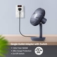 3 Prong Grounded Single Port Power Adapter with On/Off Switch - Walmart.com