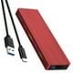 thumbnail image 1 of M.2 M Key SSD Enclosure Case 10Gbps/5Gbps USB3.1 NGFF Protocol USB-C Mobile Case Aluminum Alloy with RGB Light-, 1 of 5
