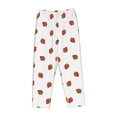 thumbnail image 4 of Goofa Hand Drawn Strawberry Printed Soft Pajama Pants for Women, Wide Leg Comfy Casual Lounge Yoga Pants-Large, 4 of 9