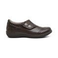 thumbnail image 3 of Aetrex Women's Karina Orthopedic Monk Strap Leather Womens Shoes Wide Width, 3 of 5