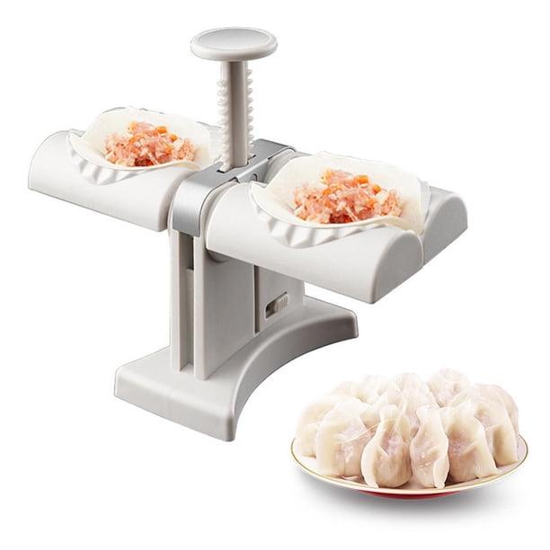 Batería de Cocina Máquina para hacer bolas de masa - Envuelva dos a la vez Máquina para hacer bolas de masa automática de doble cabezal Wdftyju Libre de BPA