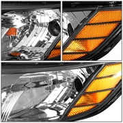 DNA Motoring For 10-13 Kia Forte Koup Driver Left LH Side Black Factory Style Headlight Lamp KI2502141