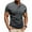001 Dark Gray, variant on Men's Casual Henley Shirts Classic Slim Button Short Sleeve Pullover Solid Gym Workout Athletic T-Shirt