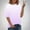 Purple, variant on YHAJDS Plus Size Tops for Women Short Sleeve Round Neck Casual T Shirt Gradient Print Summer Tee