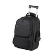 thumbnail image 2 of yuksok Large Capacity Rolling Backpack Travel Rolling Rucksack for Women Men Adults black, 2 of 9