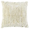 thumbnail image 1 of HomeRoots 403464 Ivoire Motif Botanique Touffeté Coussin, 1 of 1