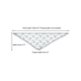 thumbnail image 3 of INSPIRE CHIC Lace Floral Mantilla Scarves, Crochet Tassel Triangle Shawl, Cathedral Chapel Church Head Covering Mass Bridal Veils 55.1x17.7" Gray, 3 of 5