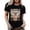 Black, variant on Trendfront Womens Nashville Guitar Tops Letter Graphic Crewneck Casual Short Sleeve Loose Fit Tee Trendy Fashion T Shirts Pullover Clothing