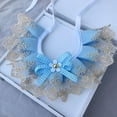 thumbnail image 1 of Fashion Lovely Bowknot for Small Dogs Cats Costume Supplies Lace Bib Kitten Bibs Dog Necklace Decor Pet  Collars Cat  Collar BLUE XS, 1 of 8