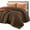 Brown, variant on Comforter Duvet Insert - Quilted Comforters Queen Size, All Season Duvet, GentleSoft Down Alternative Bedding Blanket, with 8 Tabs, Gifts for Women/Men, Beige, Queen 88 x 88 Inches