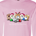 thumbnail image 4 of Inktastic Kiniart Christmas Pomeranians Long Sleeve T-Shirt, 4 of 5