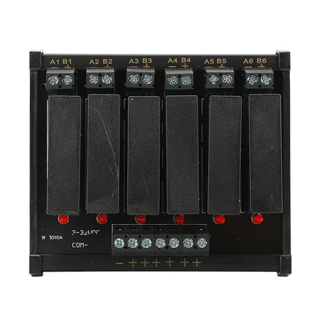 6 Channel Solid State Relay Module with Signal Indicator Input 3 to ...