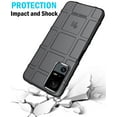 thumbnail image 4 of Case for Jitterbug Smart4 / TCL 40XL, Nakedcellphone Rugged Shield Protective Cover [Anti-Fingerprint, Matte Grip Texture] for Lively Smart 4 Phone (2023, T608G) - Black, 4 of 7