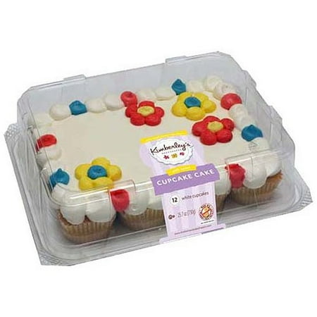Kimberley's Bakeshoppe Celebration Spring Floral White Cupcake Cake, 12 ct, 25.7 oz
