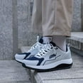 thumbnail image 7 of JOYFON Arch Support Men Walking Shoes Plantar Fasciitis Shoes Orthotic Tennis Sneakers for Foot Pain Relief GreyBlue Size 10.5, 7 of 7