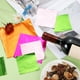 thumbnail image 5 of Uxcell 100 Pcs 6 x 6 Pulgadas Envolturas de Caramelo de Papel de Aluminio Cuadradas, Tono Plateado, 5 of 6