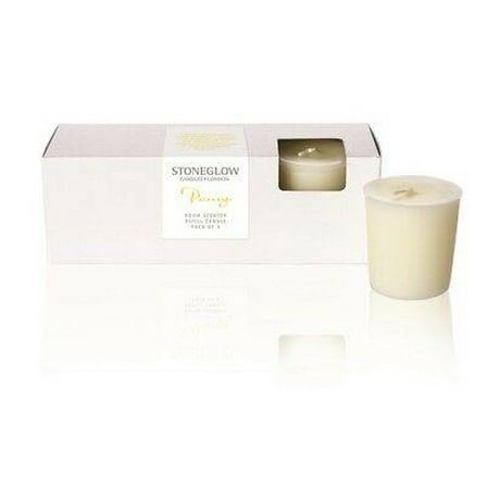 PANSY Stoneglow Botanics Natural Wax Tumbler Scented Jar Candle REFILL Set of 3