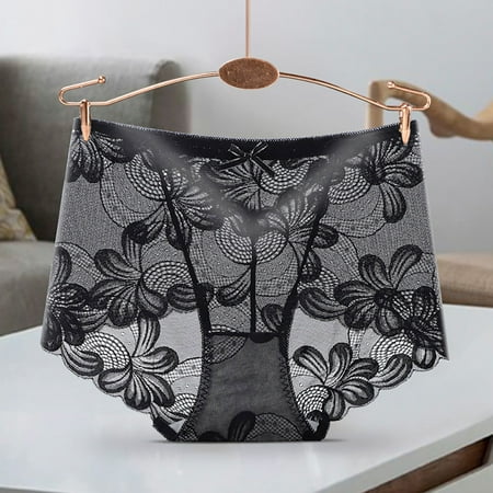 

Underwear Women High Waisted Lace Open File Temptation Plus Size Panties Low Waist Free Breifs