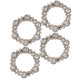 thumbnail image 5 of 4 Uds. De decoración de zapatos con flores de aleación de hierro y Zinc, clip redondo para zapatos con flores brillantes a la moda, 5 of 5