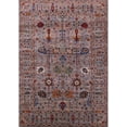 thumbnail image 1 of Ahgly Company Machine Washable Indoor Rectangle Industrial Modern Red Brown Area Rugs, 2' x 3', 1 of 7
