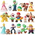 thumbnail image 1 of 18 Pcs Super Mario Mini Figurine Jouet Mignon Poupée Figurines d'Action Cadeau 18 Pcs, 1 of 1