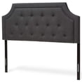 thumbnail image 1 of Bowery Hill Contemporary Fabric Tufted Queen Headboard in Dark Gray, 1 of 6