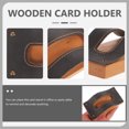 thumbnail image 4 of ifundom Business Card Display Holder Wood Black 1Set, 4 of 6