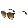 thumbnail image 1 of Gafas de sol SUNGAIT Vintage Round para mujer y hombre, color ámbar y marrón, 1 of 6