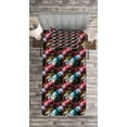 thumbnail image 3 of Ambesonne Abstract Quilted Bedspread Set 2 Pcs, Vibrant Traditional, Twin Size, Multicolor, 3 of 3