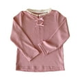 thumbnail image 3 of JIAYUE Blouse Tops for Girls Bow Detail Lace Collar Solid Color For Toddler Charming Attire, 3 of 3