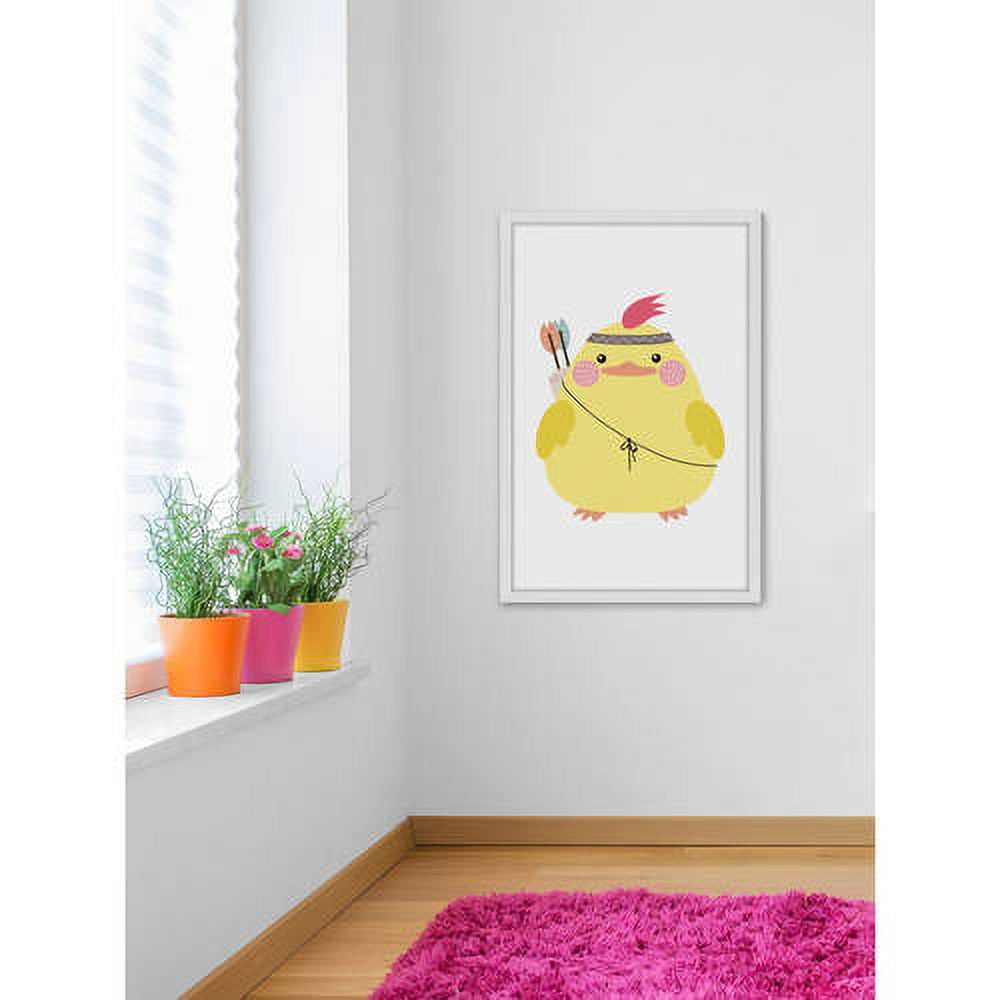 Marmont Hill "Hipster Duck" by Shayna Pitch Framed Painting Print