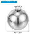 thumbnail image 2 of Uxcell Bouton Écrous à Bille M6x24mm, Lot de 5 Filetages en Acier Inoxydable 304 Couvercle à Vis Rond pour Trou de Store, Argent, 2 of 6