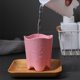 thumbnail image 5 of Wosthever Taza de agua para lavar la boca, taza de enjuague bucal para parejas, contenedor de almacenamiento de cepillo de de plástico para baño, Type3 NO3 Wosthever HA002590-04, 5 of 6