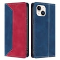 thumbnail image 2 of Funda FOXDOCK para iPhone 13 Mini de Cuero Premium Bicolor con Ranuras RFID, Carcasa Tipo Billetera Antigolpes y Soporte Plegable, 2 of 6