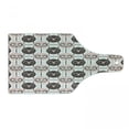 thumbnail image 1 of Goat Cutting Board, Composition of Animal Faces in Circles on a Background of Streaks Overlapping, Decorative Tempered Glass Cutting and Serving Board, in 3 Sizes, by Ambesonne, 1 of 2