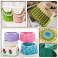 thumbnail image 2 of 290g /109 Yards  T-Shirt Yarn Elastic Fabric Crochet Cloth Yarn for DIY Knitting, Spaghetti Yarn Thick Knitting Yarn for Hand DIY Bag Basket Cushion Crocheting Projects,Home Decor, 2 of 6