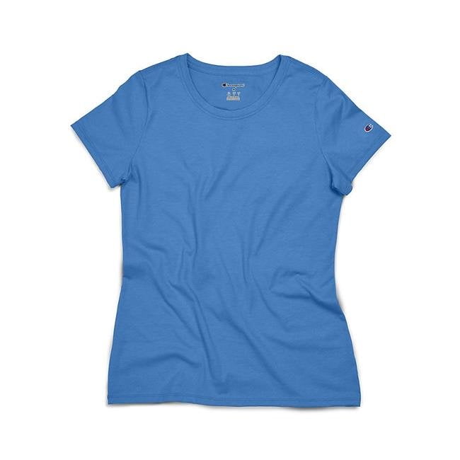 light blue women's champion shirt