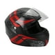 thumbnail image 4 of Casco Bluetooth para motocicleta abatible hacia arriba antivaho viseras duales manos libres Radio FM batería integrada de 1200mAh (XXL), 4 of 14