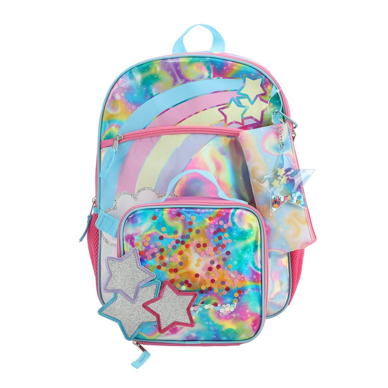 Rainbow backpack and lunchbox hotsell