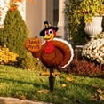 thumbnail image 6 of Thanksgiving Turkey Yard Decor, Fall Garden Stakes with Pumpkins, Weatherproof Turkey Outdoor Decorations for Home, Thanksgiving Holiday Garden Accessories, 6 of 7